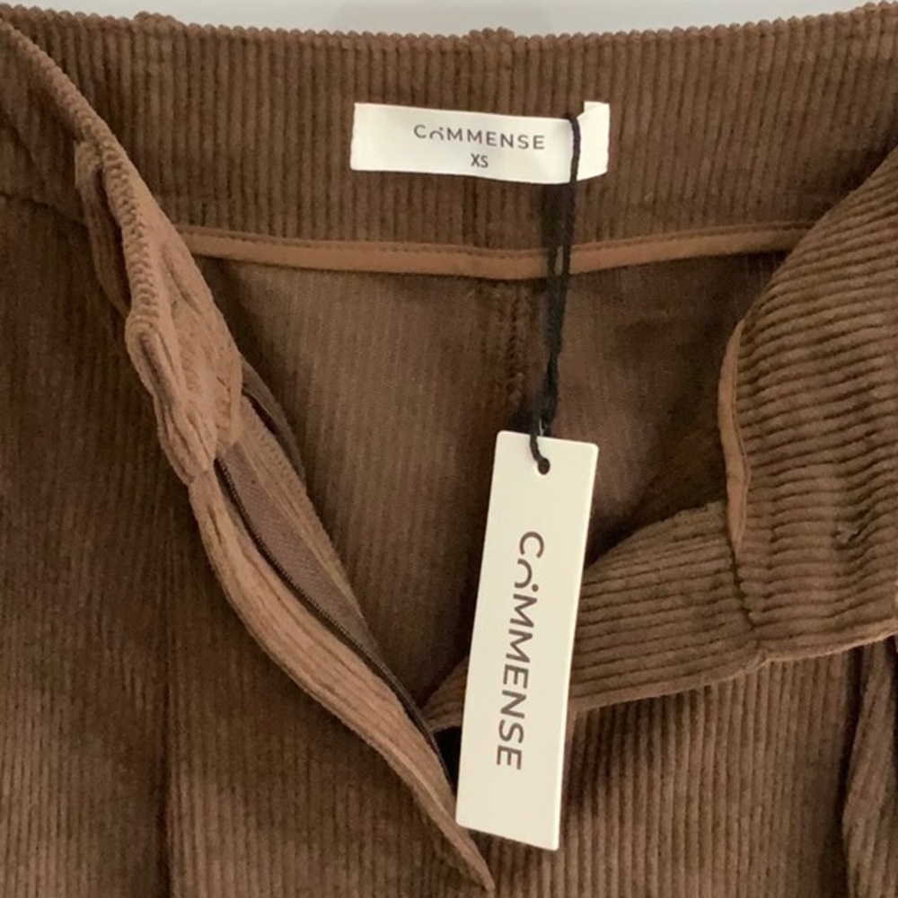 Commense Brown Wide-Leg Trousers - Picture 3 of 6